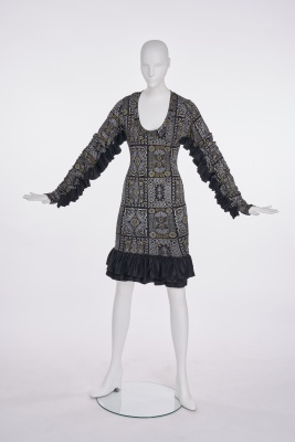 A BodyMap 'Tarot' print dress, 'Half World' collection, Autumn-Winter 1985-86