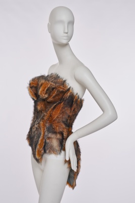 A rare Vivienne Westwood sheepskin corset, 'Vive La Cocotte' collection, Autumn-Winter 1995-96 - 3