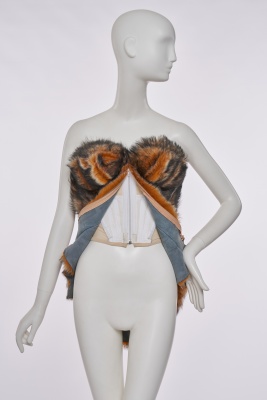 A rare Vivienne Westwood sheepskin corset, 'Vive La Cocotte' collection, Autumn-Winter 1995-96 - 7
