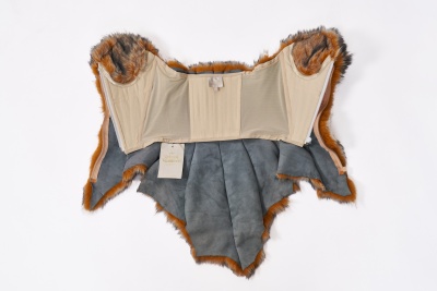 A rare Vivienne Westwood sheepskin corset, 'Vive La Cocotte' collection, Autumn-Winter 1995-96 - 8