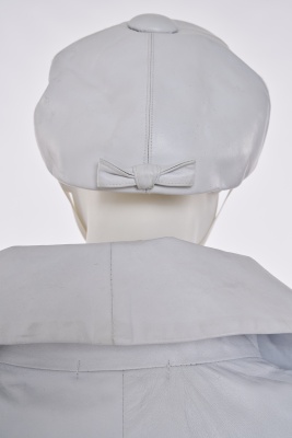 A Vivienne Westwood grey leather ensemble, 'Caf&eacute; Society' collection, Spring-Summer 1994 - 10