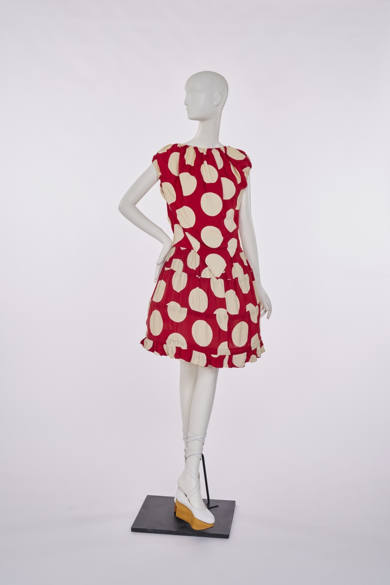 A Vivienne Westwood giant polka dot ensemble, 'Mini Crini' collection, Spring-Summer 1986