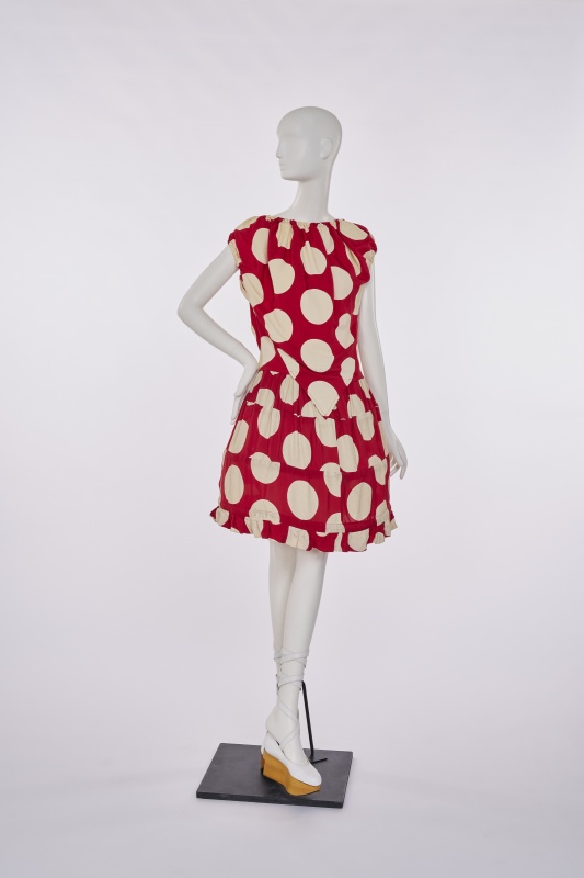 A Vivienne Westwood giant polka dot ensemble, 'Mini Crini' collection, Spring-Summer 1986