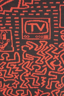 A Westwood/McLaren Keith Haring patterned knitted ensemble 'Witches' collection, Autumn-Winter 1983-84 - 10