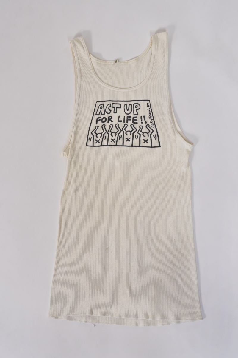A Keith Haring print ribbed cotton jersey vest, circa 1989