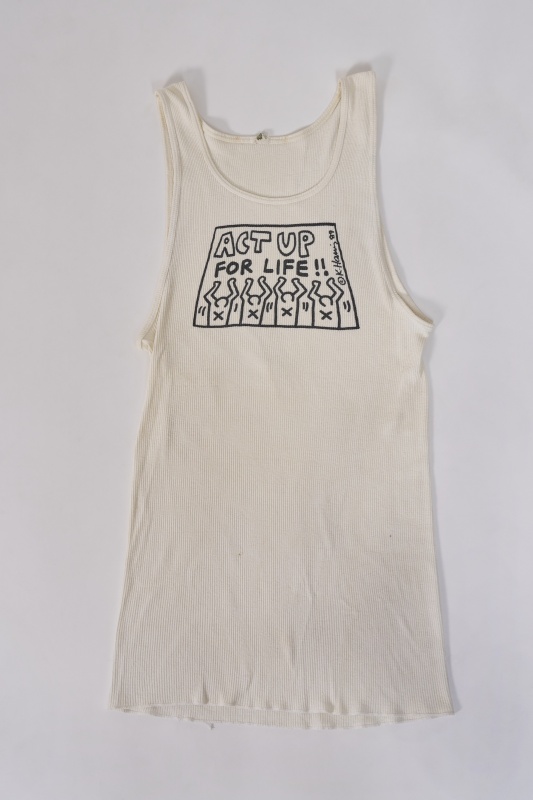 A Keith Haring print ribbed cotton jersey vest, circa 1989
