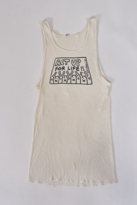 A Keith Haring print ribbed cotton jersey vest, circa 1989