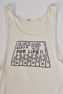 A Keith Haring print ribbed cotton jersey vest, circa 1989 - 2