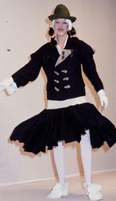 A Westwood/McLaren black wool serge suit, 'Witches' collection, Autumn-Winter 1983-84 - 2
