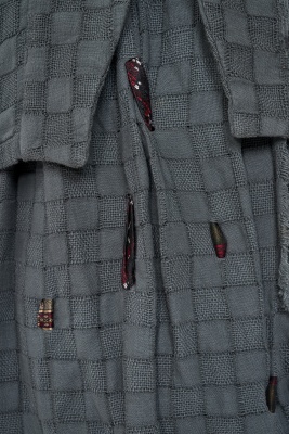 A rare Westwood/McLaren blue-grey cotton ensemble, 'Punkature (Hobo)' collection, Spring-Summer 1983 - 8