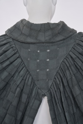A rare Westwood/McLaren blue-grey cotton ensemble, 'Punkature (Hobo)' collection, Spring-Summer 1983 - 9