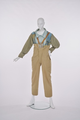 A Westwood/McLaren cotton ensemble, 'Punkature (Hobo)' collection, Spring-Summer 1983