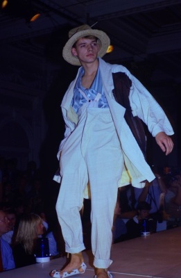 A Westwood/McLaren cotton ensemble, 'Punkature (Hobo)' collection, Spring-Summer 1983 - 2