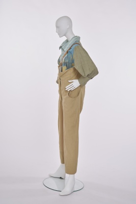 A Westwood/McLaren cotton ensemble, 'Punkature (Hobo)' collection, Spring-Summer 1983 - 3