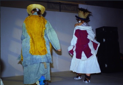 A rare Westwood/McLaren blue-grey cotton and velvet shirt, 'Punkature (Hobo)' collection, Spring-Summer 1983 - 5