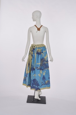 A Westwood/McLaren printed calico skirt, 'Punkature'(Hobo)' collection, Spring-Summer 1983 - 4