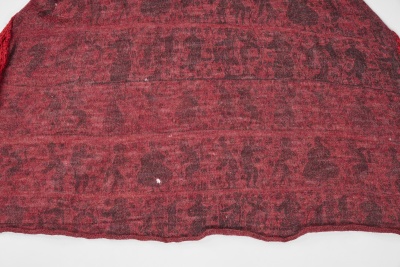 A Westwood/McLaren knitted wool Dancing Figures print toga dress, 'Nostalgia of Mud' (Buffalo) collection, Autumn-Winter 1982-83 - 7