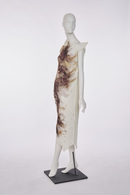 An Issey Miyake/Cai Guo-Qiang Guest Artists Series 4 'Gunpowder Dragon' dress, 1998 - 2