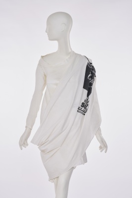 A Westwood/McLaren white toga dress, 'Savage' collection, Spring-Summer 1982 - 8