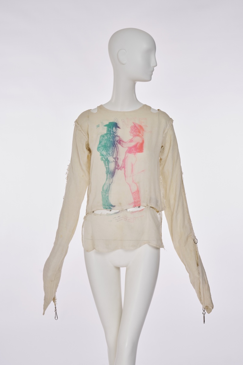 A Westwood/McLaren Seditionaries dancing cowboys print muslin shirt, circa 1977