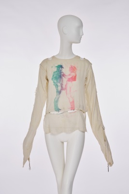 A Westwood/McLaren Seditionaries dancing cowboys print muslin shirt, circa 1977