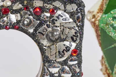 Three Andrew Logan resin mirror bracelets, circa 1981 - 5