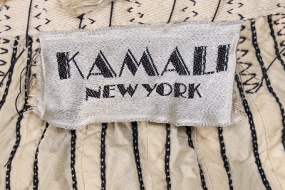 A Norma Kamali ivory cotton parachute ensemble, Autumn-Winter 1977-78 - 9