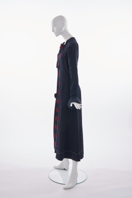 A fine Yohji Yamamoto shibori dyed black wool coat, Autumn-Winter 1993-94 - 3