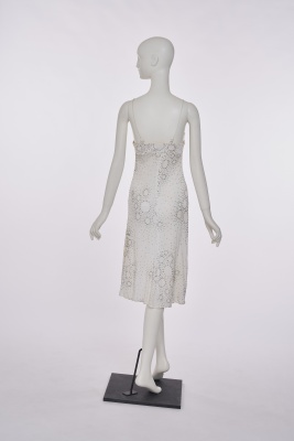 An Ossie Clark glittery white jersey dress, circa 1979 - 3