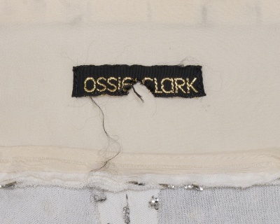 An Ossie Clark glittery white jersey dress, circa 1979 - 5