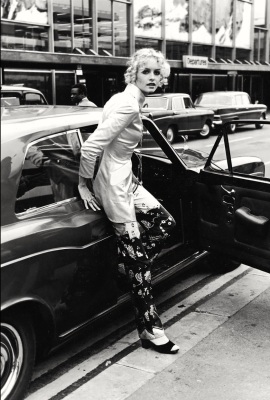 An Ossie Clark/Celia Birtwell satin 'Lamborghini' suit, 1968 - 2