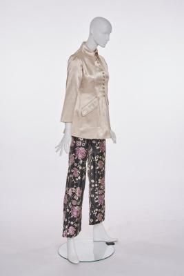 An Ossie Clark/Celia Birtwell satin 'Lamborghini' suit, 1968 - 3