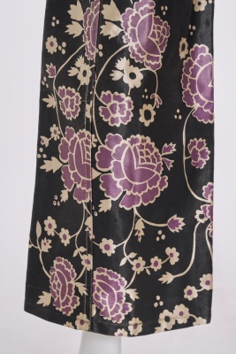 An Ossie Clark/Celia Birtwell satin 'Lamborghini' suit, 1968 - 9