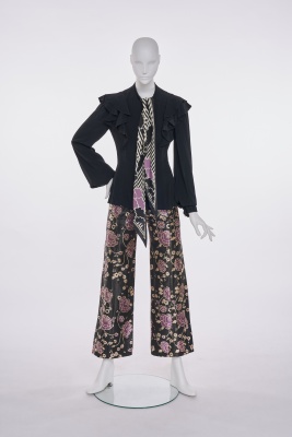 An Ossie Clark/Celia Birtwell satin 'Lamborghini' suit, 1968 - 10