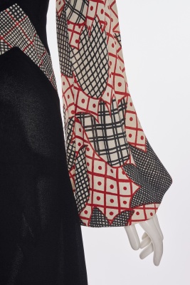An Ossie Clark/Celia Birtwell printed moss cr&ecirc;pe maxi dress, 1970s - 6