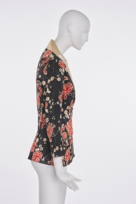 An Ossie Clark/Celia Birtwell printed satin jacket, circa 1968 - 3