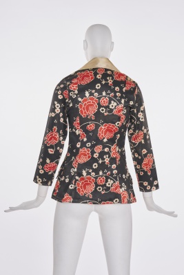 An Ossie Clark/Celia Birtwell printed satin jacket, circa 1968 - 4