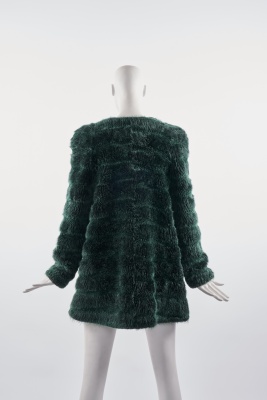 A Biba green faux-fur coat, circa 1972 - 3