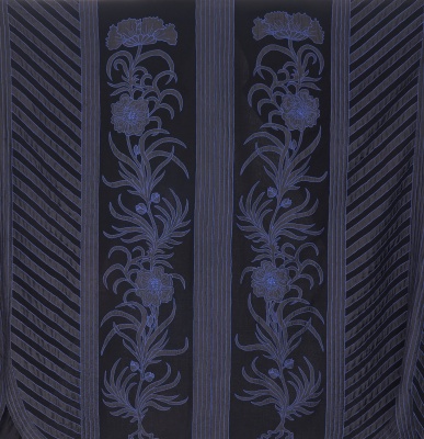 A John Bates black wool djellaba, 1976 - 8