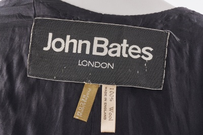 A John Bates black wool djellaba, 1976 - 9