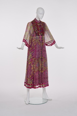 A Thea Porter printed chiffon dress, circa 1970 - 2