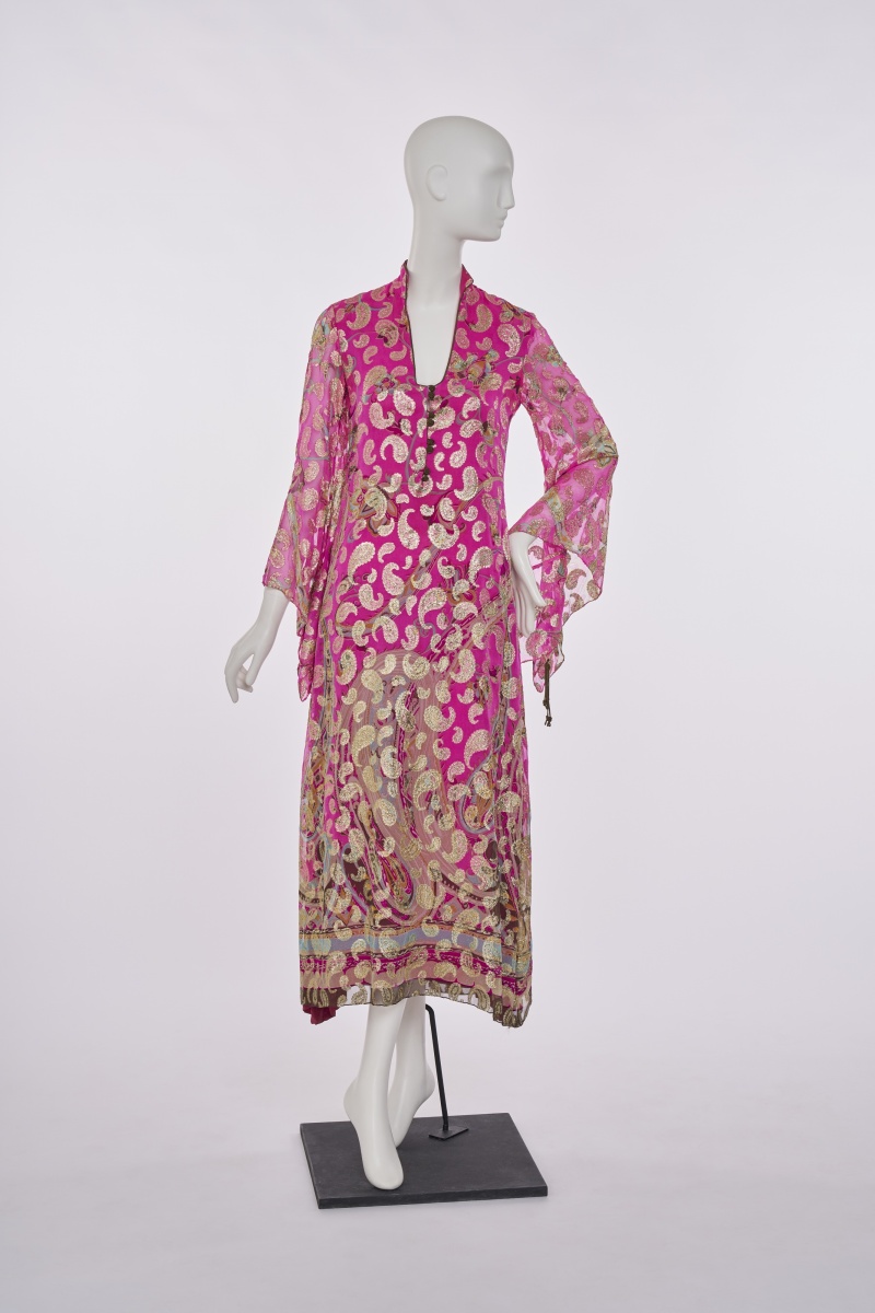 A Thea Porter chiffon and lam&eacute; jillayeh, circa 1968