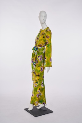 A Halston tie-dye velvet ensemble, 1970s - 2