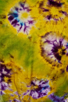 A Halston tie-dye velvet ensemble, 1970s - 7