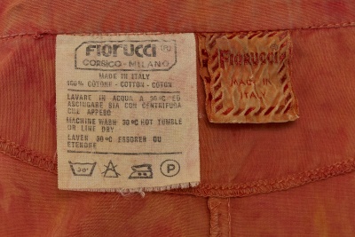 A Fiorucci x Paolo Buggiani hand-died cotton 'Wearable Art' jumpsuit, 1978 - 10