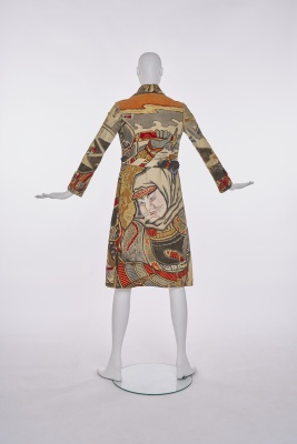 Kaisik Wong's own printed and painted cotton 'chemise blanche', 1970s - 4