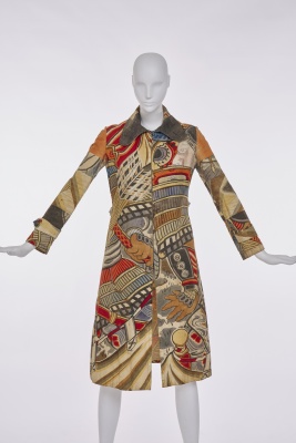Kaisik Wong's own printed and painted cotton 'chemise blanche', 1970s - 5