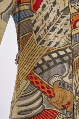 Kaisik Wong's own printed and painted cotton 'chemise blanche', 1970s - 7
