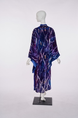 A Thea Porter printed crushed velvet jillayeh, circa 1969 - 4