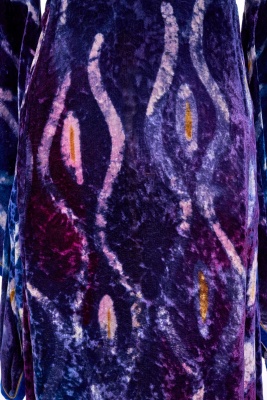A Thea Porter printed crushed velvet jillayeh, circa 1969 - 6